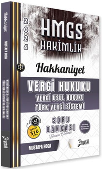  Yetki Yayınları 2026 HMGS Vergi Hukuku Vergi Usul Hukuku Hakkaniyet Soru Bankası