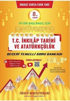  Omage Yayınları 8. Sınıf Omage Motivasyon T.C. İnkılap Tarihi Ve Atatürkçülük Soru Bankası