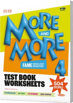  Kurmay ELT 4. Sınıf More More Fenomen Test Book Worksheets