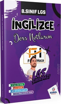  Kurul Yayıncılık 8. Sınıf LGS İngilizce Sihirbazı Ders Notlarım