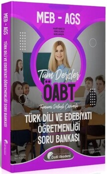  Özdil Akademi ÖABT MEB AGS Türk Dili ve Edebiyatı Öğretmenliği Soru Bankası