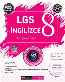  Pegem Yayınları 8. Sınıf LGS İngilizce Ders İşleme Föyü