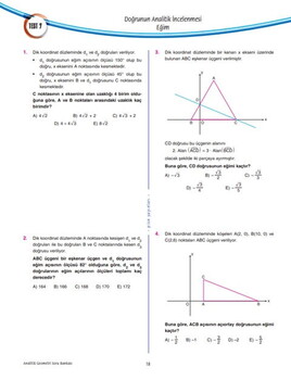  Pion Yayınları AYT Analitik Geometri Ders Platosu 2X Hızında Tekrar