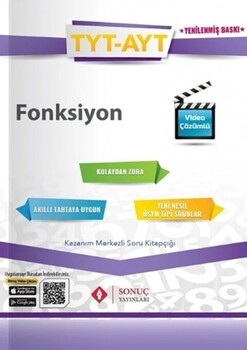  Sonuç Yayınları TYT AYT Fonksiyon Soru Bankası
