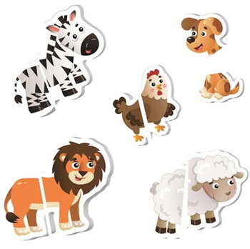  Yükselen Zeka Yayınları Magnet Puzzle Bebek 12-36 Ay