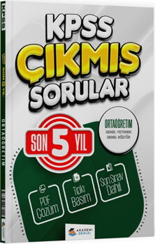  Akademi Denizi KPSS Genel Kültür Genel Yetenek Ortaöğretim Son 5 Yıl Çıkmış Sorular