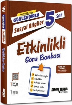  Ankara Yayıncılık 5. Sınıf Sosyal Bilgiler Güçlendiren Etkinlikli Soru Bankası