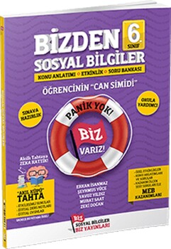  Biz Yayınları 6. Sınıf Sosyal Bilgiler Bizden Öğrencinin Can Simidi