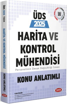  Data Yayınları 2025 ÜDS Tapu ve Kadastro Genel Müdürlüğü Harita ve Kontrol Mühendisi Unvan Değişikliği Sınavı Konu Anlatımlı