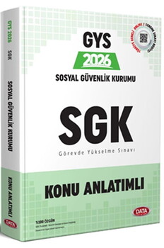  Data Yayınları GYS Sosyal Güvenlik Kurumu SGK Konu Anlatımlı
