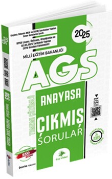  Dizgi Kitap 2025 MEB AGS Tamamı PDF Çözümlü Anayasa Çıkmış Sorular