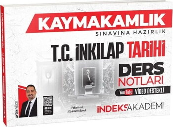  İndeks Akademi Kaymakamlık T.C. İnkılap Tarihi Video Ders Notları
