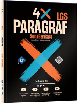  KR Akademi LGS 4X Paragraf Soru Bankası