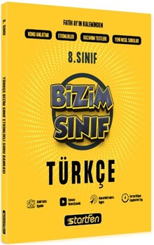  Startfen Yayınları 8. Sınıf Türkçe Bizim Sınıf Etkinlikli Soru Bankası