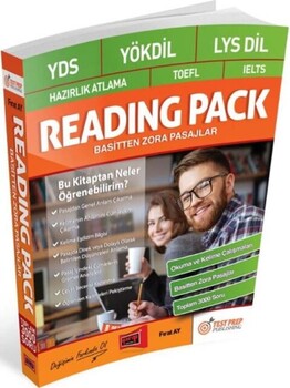  Yargı Yayınları YDS YÖKDİL LYS DİL Hazırlık Atlama TOEFL IELTS Reading Pack Basitten Zora Pasajlar