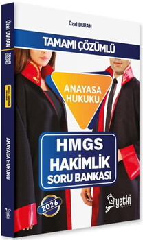  Yetki Yayınları 2026 Hakimlik Anayasa Hukuku Soru Bankası
