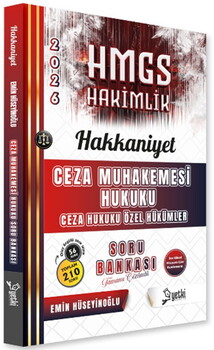  Yetki Yayınları 2026 HMGS Ceza Muhakemesi Hukuku Hakkaniyet Soru Bankası