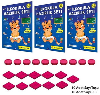  Yükselen Zeka Yayınları İlkokula Hazırlık Seti 3-6 Yaş
