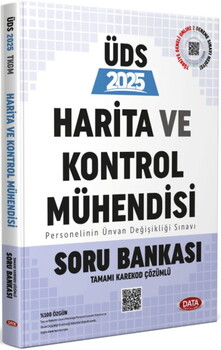  Data Yayınları 2025 ÜDS Tapu Ve Kadastro Genel Müdürlüğü Harita Ve Kontrol Mühendisi Unvan Değişikliği Sınavı Soru Bankası