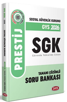  Data Yayınları GYS Sosyal Güvenlik Kurumu SGK Prestij Soru Bankası