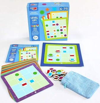  Dikkat Atölyesi Yayınları Level Up 5 - Şekiller Sudoku