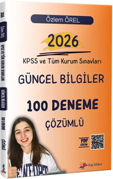 Dizgi Kitap 2026 KPSS ve Tüm Kurum Sınavları Güncel Bilgiler Tamamı PDF Çözümlü 100 Deneme
