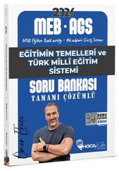  Hoca Kafası 2026 MEB AGS Eğitimin Temelleri ve Türk Milli Eğitim Sistemi Soru Bankası