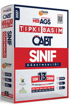 İnformal Yayınları 2027 MEB AGS ÖABT Sınıf Öğretmenliği ÖSYM Tıpkı Basım Son 14 Sınav