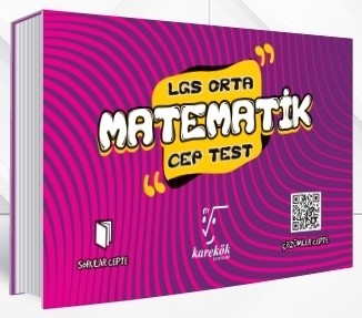 Karekök Yayınları 8. Sınıf LGS Matematik Orta Cep Test