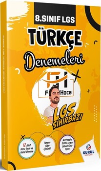  Kurul Yayıncılık 8. Sınıf LGS Sihirbazı Türkçe Denemeleri