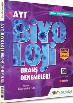  Ritim Biyoloji AYT Biyoloji 30 x 13 Branş Denemeleri