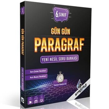  Strateji Yayınları 6. Sınıf Gün Gün Paragraf Soru Bankası