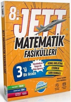  Ünlüler Karması 8. Sınıf Matematik JETT Soru Fasikülleri