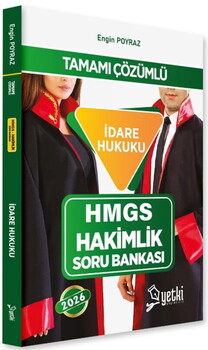  Yetki Yayınları 2026 Hakimlik İdare Hukuku Soru Bankası