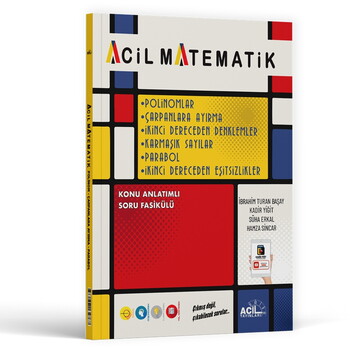  Acil Yayınları Acil Matematik Polinomlar Çarpanlara Ayırma 2. Dereceden Denklemler Karmaşık Sayılar