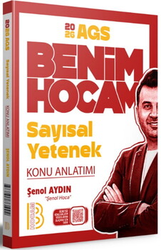  Benim Hocam 2026 AGS Sayısal Yetenek Konu Anlatımı