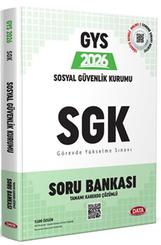  Data Yayınları GYS Sosyal Güvenlik Kurumu Soru Bankası
