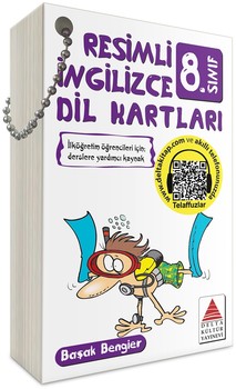  Delta Kültür 8. Sınıf Resimli İngilizce Dil Kartları