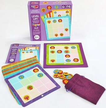  Dikkat Atölyesi Yayınları Level Up 6 - Robotlarla Bölgesel Sudoku