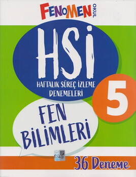  Fenomen Okul Yayınları 5. Sınıf Fen Bilimleri HSİ Haftalık Süreç İzleme Denemeleri