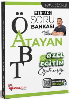 Hoca Kafası ÖABT MEB AGS Özel Eğitim Öğretmenliği Atayan Soru Bankası