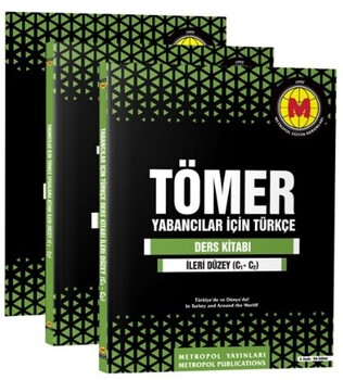 Metropol Yayınları TÖMER Yabancılar İçin Türkçe Öğretim Seti 3 Kitap C1-C2