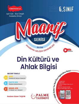  Palme Yayınları 6. Sınıf Maarif Serisi Din Kültürü Ve Ahlak Bilgisi Haftalık Deneme