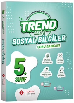  Sonuç Yayınları 5. Sınıf Sosyal Bilgiler Trend Serisi Soru Bankası