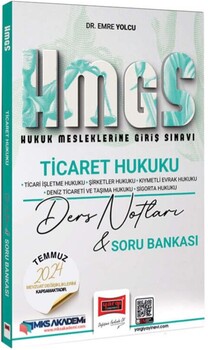  Yargı Yayınları 2025 Hukuk Mesleklerine Giriş Sınavı Ticaret Hukuku Ders Notları Soru Bankası