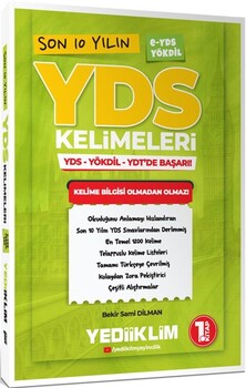 Yediiklim  Son 10 Yılın YDS Kelimeleri
