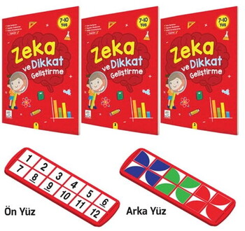  Yükselen Zeka Yayınları Zeka ve Dikkat Geliştirme Seti 7-10 Yaş