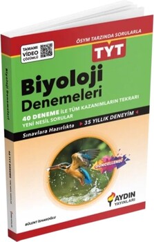  Aydın Yayınları TYT Biyoloji 40 lı Deneme
