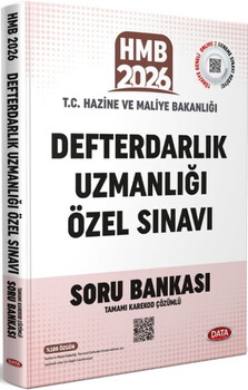  Data Yayınları 2026 T.C. Hazine ve Maliye Bakanlığı Defterdarlık Uzmanlığı Özel Sınavı Soru Bankası