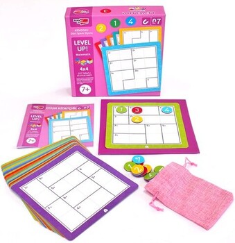  Dikkat Atölyesi Yayınları Level Up 7 - Matematik Sudoku